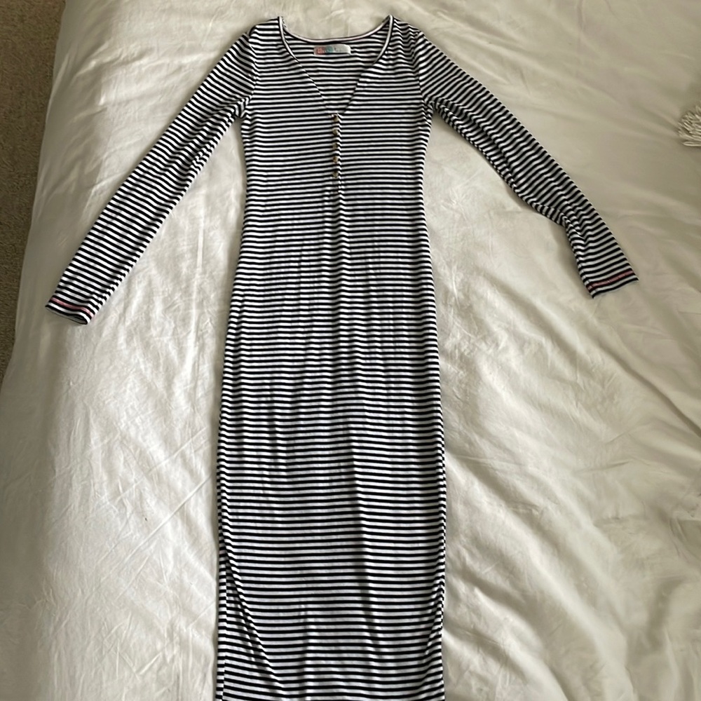 Free People Beach Striped Bodycon
